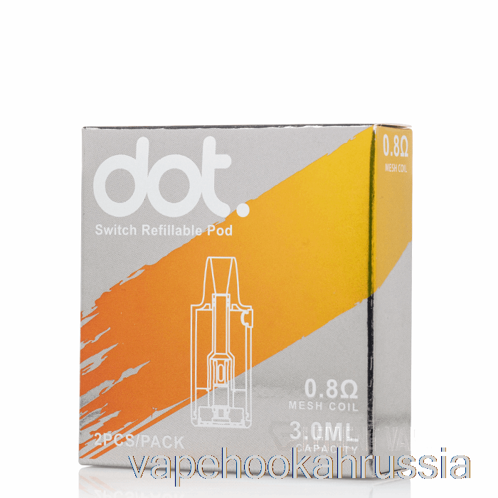 Замена переключателя Dotmod Vape в России, капсулы 0,8 Ом